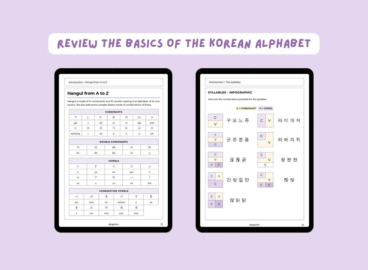Master the Korean Handwriting